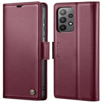 Custodia portafoglio in pelle con fibbia per Samsung Galaxy