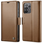 Custodia portafoglio in pelle con fibbia per Samsung Galaxy