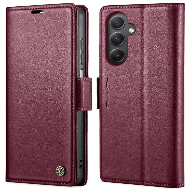 Custodia portafoglio in pelle con fibbia per Samsung Galaxy