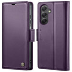 Custodia portafoglio in pelle con fibbia per Samsung Galaxy