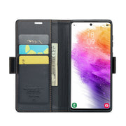 Custodia portafoglio in pelle con fibbia per Samsung Galaxy