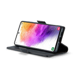 Custodia portafoglio in pelle con fibbia per Samsung Galaxy