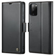 Custodia portafoglio in pelle con fibbia per Samsung Galaxy S20