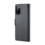 Custodia portafoglio in pelle con fibbia per Samsung Galaxy S20