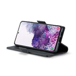 Custodia portafoglio in pelle con fibbia per Samsung Galaxy S20