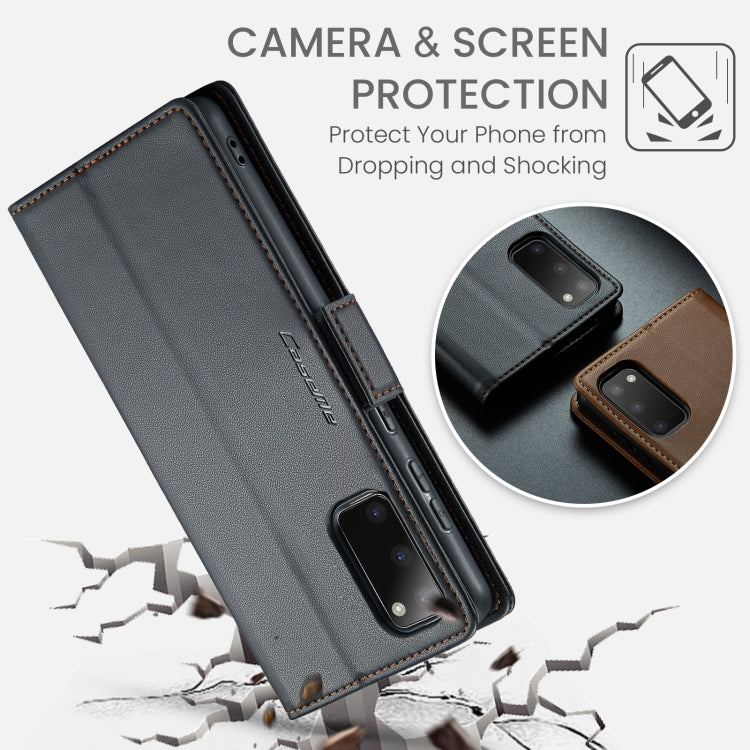Custodia portafoglio in pelle con fibbia per Samsung Galaxy S20