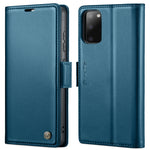 Custodia portafoglio in pelle con fibbia per Samsung Galaxy S20