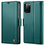 Custodia portafoglio in pelle con fibbia per Samsung Galaxy S20