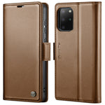 Custodia portafoglio in pelle con fibbia per Samsung Galaxy S20