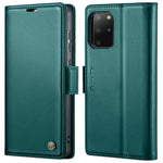 Custodia portafoglio in pelle con fibbia per Samsung Galaxy S20