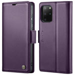 Custodia portafoglio in pelle con fibbia per Samsung Galaxy S20