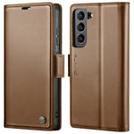 Custodia portafoglio in pelle con fibbia per Samsung Galaxy