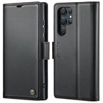 Custodia portafoglio in pelle con fibbia per Samsung Galaxy