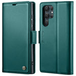 Custodia portafoglio in pelle con fibbia per Samsung Galaxy