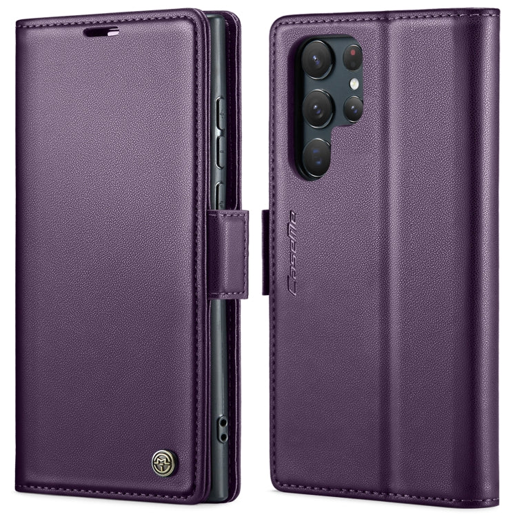 Custodia portafoglio in pelle con fibbia per Samsung Galaxy