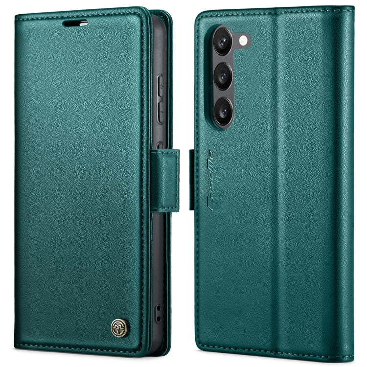 Custodia portafoglio in pelle con fibbia per Galaxy S23 5G