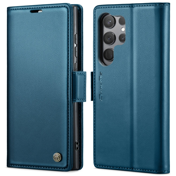 Custodia portafoglio in pelle con fibbia per Galaxy S23 5G
