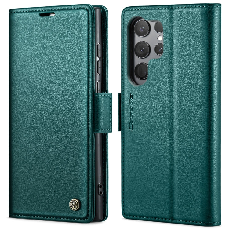Custodia portafoglio in pelle con fibbia per Galaxy S23 5G