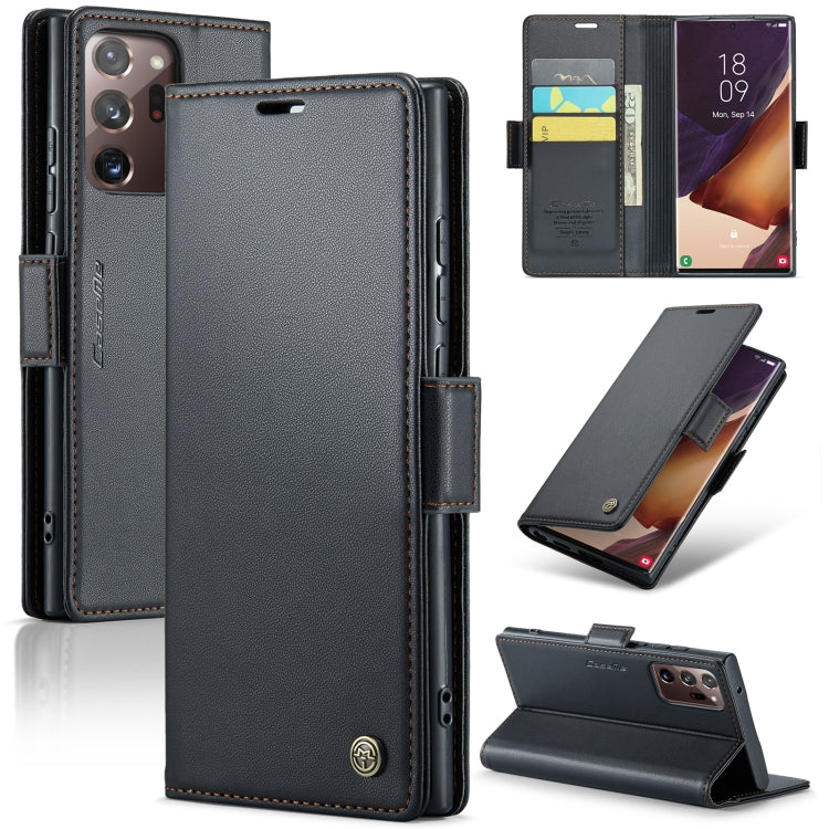 Custodia portafoglio in pelle con fibbia per Samsung Galaxy S21+