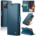 Custodia portafoglio in pelle con fibbia per Samsung Galaxy S21+