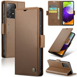 Custodia portafoglio in pelle con fibbia per Samsung Galaxy