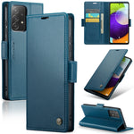 Custodia portafoglio in pelle con fibbia per Samsung Galaxy
