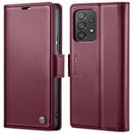 Custodia portafoglio in pelle con fibbia per Samsung Galaxy S21 5