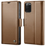 Custodia portafoglio in pelle con fibbia per Samsung Galaxy