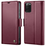 Custodia portafoglio in pelle con fibbia per Samsung Galaxy