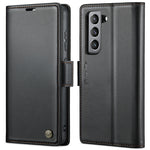 Custodia portafoglio in pelle con fibbia per Samsung Galaxy S21 5