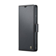 Custodia portafoglio in pelle con fibbia per Samsung Galaxy S21 5