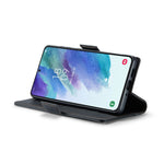 Custodia portafoglio in pelle con fibbia per Samsung Galaxy S21 5
