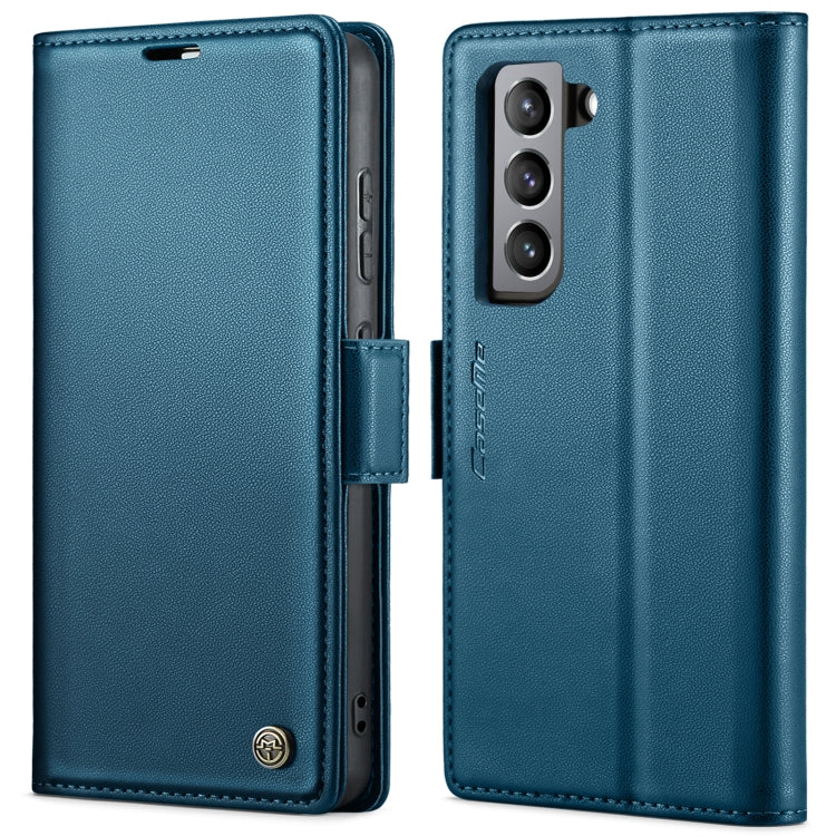 Custodia portafoglio in pelle con fibbia per Samsung Galaxy S21 5