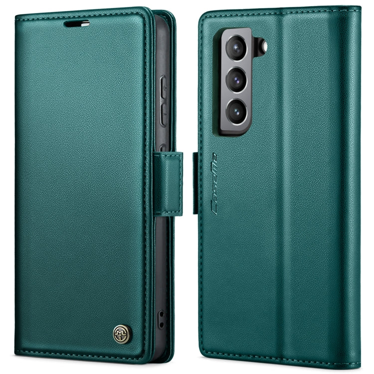 Custodia portafoglio in pelle con fibbia per Samsung Galaxy S21 5