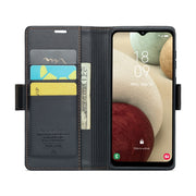 Custodia portafoglio in pelle con fibbia per Samsung Galaxy