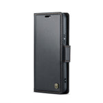 Custodia portafoglio in pelle con fibbia per Samsung Galaxy S21+