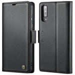 Custodia portafoglio in pelle con fibbia per Samsung Galaxy