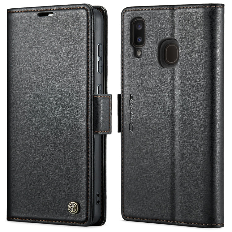 Custodia portafoglio in pelle con fibbia per Samsung Galaxy A40