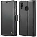 Custodia portafoglio in pelle con fibbia per Samsung Galaxy A40