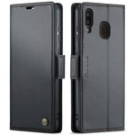 Custodia portafoglio in pelle con fibbia per Samsung Galaxy A40