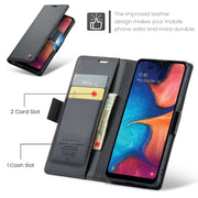 Custodia portafoglio in pelle con fibbia per Samsung Galaxy A40