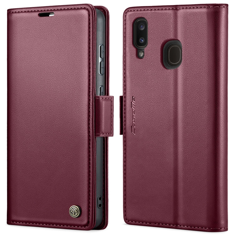 Custodia portafoglio in pelle con fibbia per Samsung Galaxy A40
