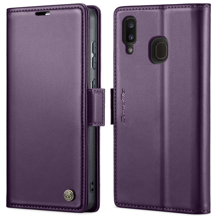 Custodia portafoglio in pelle con fibbia per Samsung Galaxy A40