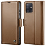 Custodia portafoglio in pelle con fibbia per Samsung Galaxy S20