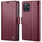 Custodia portafoglio in pelle con fibbia per Samsung Galaxy S20