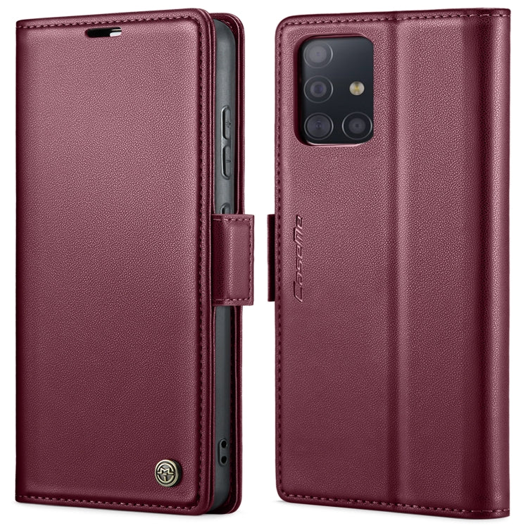Custodia portafoglio in pelle con fibbia per Samsung Galaxy S20