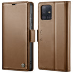 Custodia portafoglio in pelle con fibbia per Samsung Galaxy S20