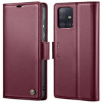 Custodia portafoglio in pelle con fibbia per Samsung Galaxy S20