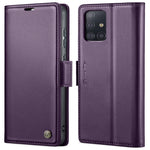 Custodia portafoglio in pelle con fibbia per Samsung Galaxy S20