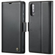 Custodia portafoglio in pelle con fibbia per Samsung Galaxy